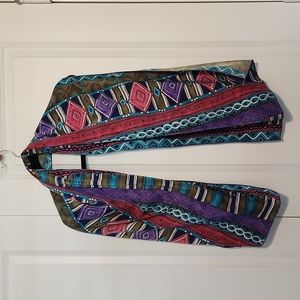 Tribal scarf with matching scrunchie